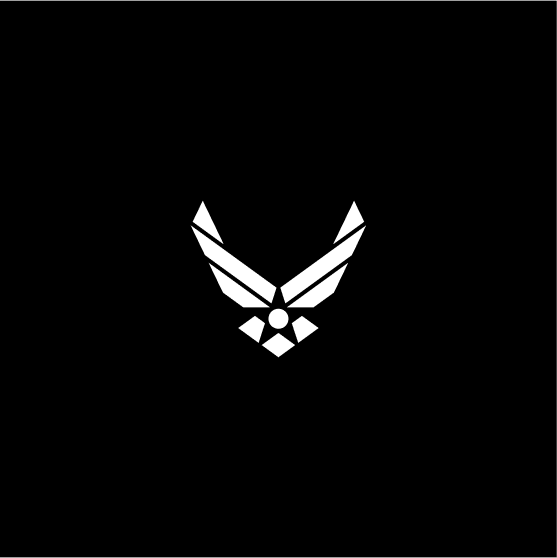 Air force black logo clearance